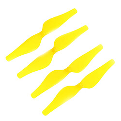 2 paires d'helices ccw cw props lame pour dji tello mini rc drone jaune