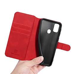 Wewoo Housse Coque Pour Galaxy M30s Etui à rabat horizontal côté huile avec supportlogements cartes et portefeuille Rouge pas cher