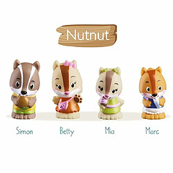 Ludendo 4 figurines de la famille NutNut Klorofil