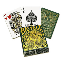 Bicycle Cards Bicycle ""AUREO"" - Jeu de 56 cartes toilées plastifiées - format poker - 2 index standard