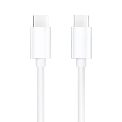 Mayaxess Câble Samsung Galaxy S24 e S24 FE USB-C vers USB-C 20W 1 mètre Blanc