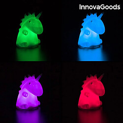 Avis Totalcadeau Lampe multicolore en caoutchouc Licorne - Veilleuse enfant pas cher