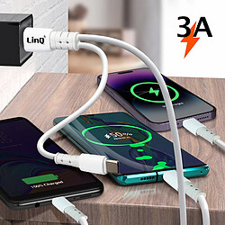 Avis Câble USB-A / USB-C vers USB-C, Lightning et Micro-USB Longueur 1,2 mètre LinQ