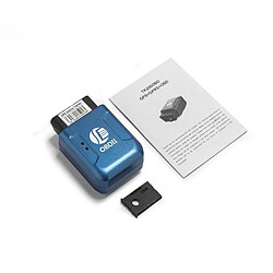 Acheter Wewoo Traceur GPS Voiture TK206 GPS OBD2 Quad Band GSM Temps Réel Anti-Vibrateur Alarme Vibrations GSM GPRS Mini GPS Tracker De Bleu