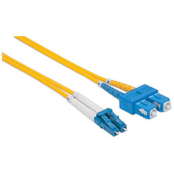 Disney Intellinet 473729 câble de Fibre Optique 5 m LSZH OS2 LC SC Jaune - Câbles de Fibre Optique (5 m, LSZH, OS2, LC, SC, Jaune)