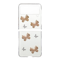 Coque en TPU anti-chute papillon pour votre Samsung Galaxy Z Flip3 5G