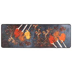 vidaXL Tapis de cuisine multicolore 60x180 cm lavable antidérapant