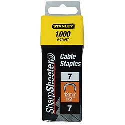 Boîte de 1000 agrafes cavaliers type7 STANLEY 1-CT108T