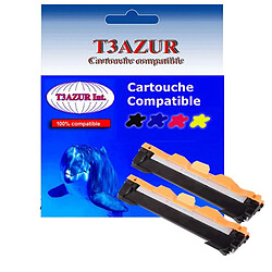 2 Toners Laser compatibles pour Brother DCP1510, DCP1512, TN1050 - 1 000 pages - T3AZUR