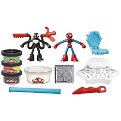 Playdoh Play-Doh Spider-Man, coffret Attaque tranchante avec 2&nbsp;figurines flexibles, 7&nbsp;accessoires et pâte a modeler, des 4&nbsp;ans, Marvel