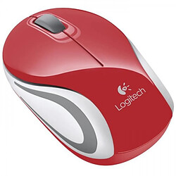 Souris LOGITECH - mini sans fil optique M187 - Rouge