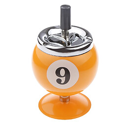 Piscine En Aluminium Cadeau De Collection Billard Cendrier Balle Avec La Base Jaune 9