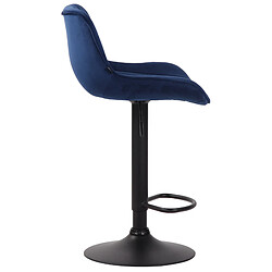 Avis Non Tabouret de bar Lentini velours noir