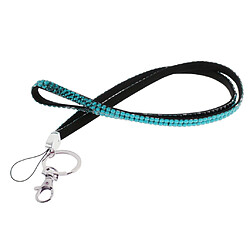 Lanière ID Badge Card Holder Strap Sparkling Phone Neck Straps Blue