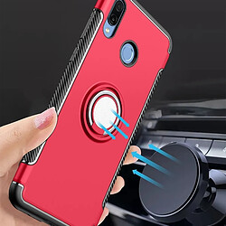 Wewoo Coque Étui de protection magnétique à 360 degrés avec bague de rotation pour Huawei Honor Play bleu pas cher