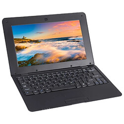 Netbook Android Ordinateur Portable 10,1 Pouces Quad Core 1+8Go Noir YONIS