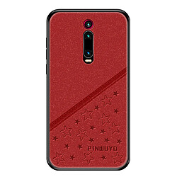 Coque en TPU + PU rouge pour votre Xiaomi Redmi K20/Redmi K20 Pro/Mi 9T/Mi 9T Pro