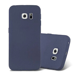 Cadorabo Coque Samsung Galaxy S6 EDGE Etui en Bleu