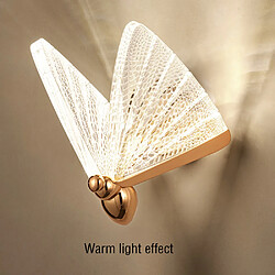 Universal 5W LED papillon lampe murale nordique moderne simple luxueux escalier chevet chambre à coucher fond couloir éclairage décoratif LED applique murale intérieure