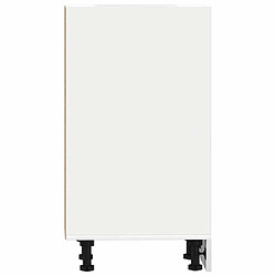 Acheter vidaXL Armoire de plancher blanc 30x44,5x81,5 cm bois d'ingénierie