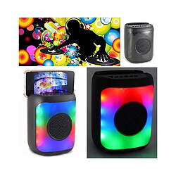 ENCEINTE SONO PORTABLE PARTY KARAOKE BLUETOOTH 20W MOBILE USB TWS LED RGB MSD Radio Fm MICRO FILAIRE