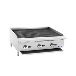 Grill à Pierres de Lave Gaz à poser - 22,5 kw/h - Atosa