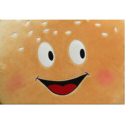 Universal 30 cm Cartoon Toast Hamburger Pizza Pop Corn Chips Drumstick Smile Food Toy farcis