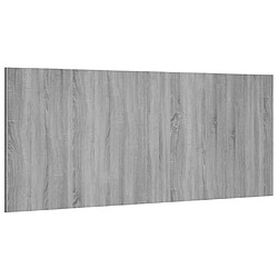 vidaXL Tête de lit Sonoma gris 200x1,5x80 cm Bois d'ingénierie