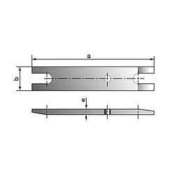 Acheter Albrecht Fourche d'éjection ADG pour mandrin de perceuse, Taille : 2, Pour mandrin conique B10 et B12, Long. 170 mm, Larg. : 30 mm, Epaisseur : 10 mm