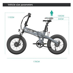 Yonis Vélo Électrique Pliable 500W 20 Pouces 80km