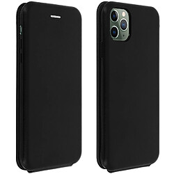 Avizar Étui Apple iPhone 11 Pro Housse Clapet vertical Porte-carte Noir