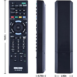 SANAG Rm-Ed060 Telecommande De Rechange Pour Televiseur Lcd Sony Compatible Avec Kdl-50W829B Kdl-42W829B Kd-70X8505B Kd-65X8505B Kd-55X8505B Kd-49X8505B Kd-49X8505B Kdl-50W815B Kdl-50W815B L-55W8W 29B pas cher