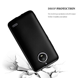 Acheter Cadorabo Coque Motorola MOTO E4 Etui en Noir