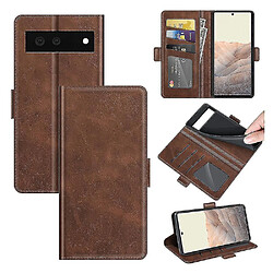 Universal Google Pixel 6 Pro Pu Leather Flip Case avec emplacements de carte / fermeture magnétique / Kickstand