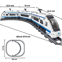 Universal Urban High-Speed Electric Train Brick Set Railway Building Building Booth Model Children Toy Toy Enfants Gift | Bloc pas cher