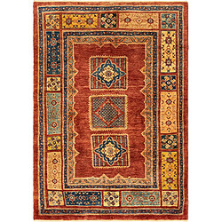 Vidal Tapis de laine 158x112 rouge Kashkuli