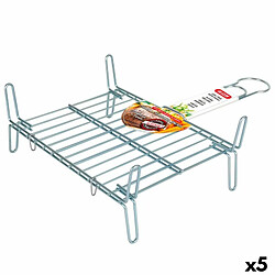 Grill Algon Double zingage 25 x 30 cm (5 Unités)