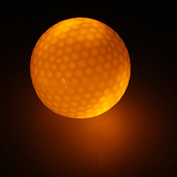 Acheter Glow In Dark LED Light Up Golf Ball Taille Officielle Tournament Ball Jaune