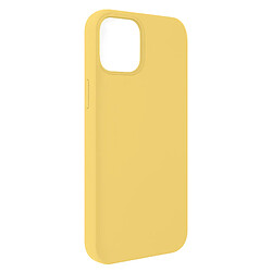 Avizar Coque iPhone 13 Silicone Semi-rigide Soft-touch jaune