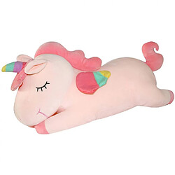 Universal Licorne peluche animal peluche jouet pour les enfants 15,8 pouces mignonne poupée douce (rose) 