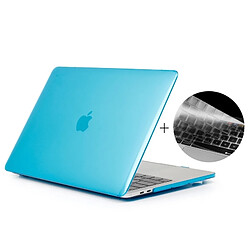 Wewoo Housse Étui bleu pour 2016 MacBook Pro 13,3 pouces avec barre tactile A1706 Chapeau-Prince 2 en 1 cristal dur coque en plastique de protection + version US Ultra-mince TPU clavier couvercle de