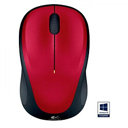 Souris LOGITECH - sans fil optique - M235 Rouge