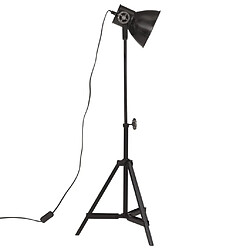 Avis vidaXL Lampadaire 25 W noir 35x35x65/95 cm E27