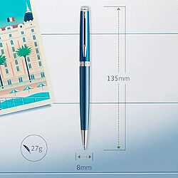 Avis Stylo bille Waterman Hemisphère Riviera Côte d'azur pointe moyenne 1 mm