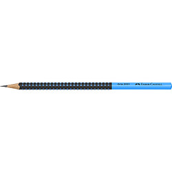 FABER-CASTELL Crayon graphite GRIP 2001 TWO TONE, bleu ()