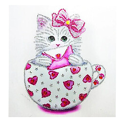 bricolage 5d diamant broderie mosaïque chat peinture point de croix décor à la maison rose