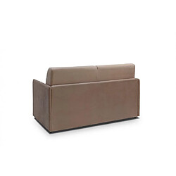 Acheter Inside 75 Canapé lit express COLOSSE couchage 160 cm matelas épaisseur 22 cm à mémoire de forme velours taupe