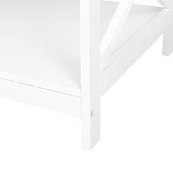 Beliani Table basse MDF Blanc FOSTER pas cher