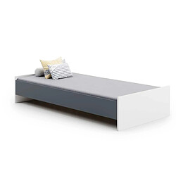 Kobi Lit jeune Karo 190x90cm gris