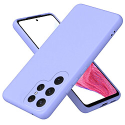 Htdmobiles Coque pour Samsung Galaxy S24 Ultra 5G - housse etui silicone gel fine + film ecran - MAUVE